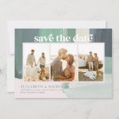 海辺のシーグラス｜3枚の写真で作るSave The Date セーブザデート (正面)