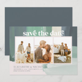 海辺のシーグラス|3枚の写真で作るSave The Date セーブザデート