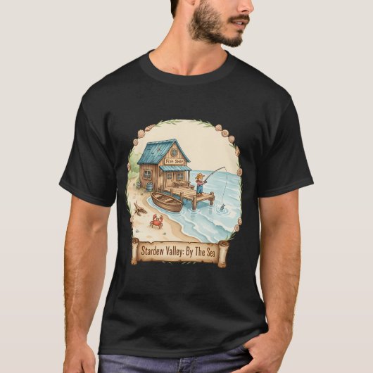 海辺のスターデューバレー Tシャツ (正面)
