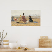 海辺のトロヴィル - エドゥアール・ブーダン 美術 ポスター (キッチン)