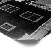 海辺のビーチと遊歩道の写真 ポスター (角)