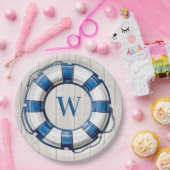 海辺のビーチをテーマにした ペーパープレート (パーティー)