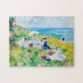 海辺のピクニック - 印象派アート ジグソーパズル