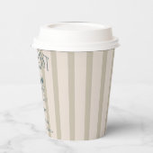 海辺のブライズメイドのパーティー ネイビー 紙コップ (左)