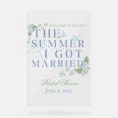 海辺のブライダル - Coastal Bridal アクリルサイン (正面)