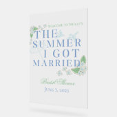 海辺のブライダル - Coastal Bridal アクリルサイン (傾斜)