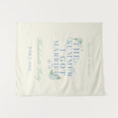 海辺のブライダル -  Coastal Bridal タペストリー (正面(横))