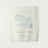 海辺のブライダル -  Coastal Bridal タペストリー (正面)