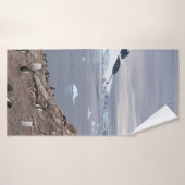 海辺のペンギン バスタオル (バスタオル)