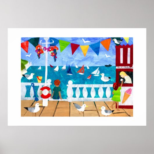 海辺のポスターの日 ポスター (正面)