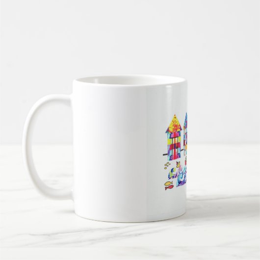 海辺のマグカップ コーヒーマグカップ (左)
