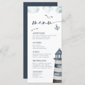 海辺のメニュー メニュー (正面/裏面)