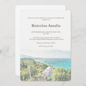 海辺のモザイク招待状 招待状 (正面/裏面)