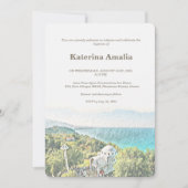 海辺のモザイク招待状 招待状 (正面)