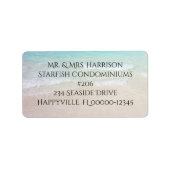 海辺のライフスタイル 返送先住所 ラベル (正面)