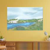 海辺の入江 キャンバスプリント (インサイチュ (リビング))