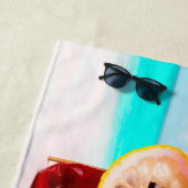 海辺の唐辛子おもしろい ビーチタオル (インサイチュ)