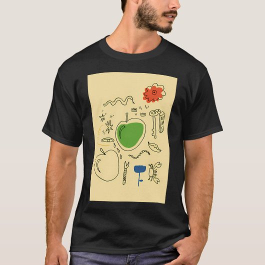 海辺の夏 Tシャツ (正面)