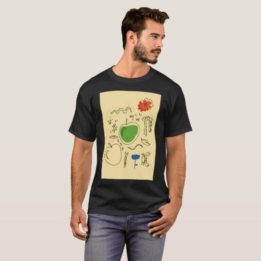 海辺の夏 Tシャツ (正面フル)