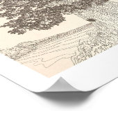 海辺の大木 ポスター (角)