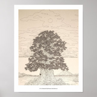 海辺の大木 ポスター