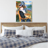 海辺の婦人(ピエール=オーギュスト・ルノアール) キャンバスプリント (インサイチュ (寝室))