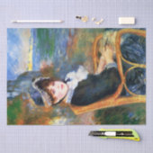 海辺の婦人(ピエール=オーギュスト・ルノアール) 薄葉紙 (クラフト)