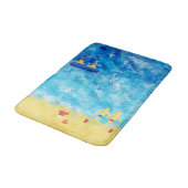 海辺の子供たち 現代アート バスマット (アングル)