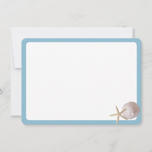 海辺の宝物ありがとう サンキューカード (正面)