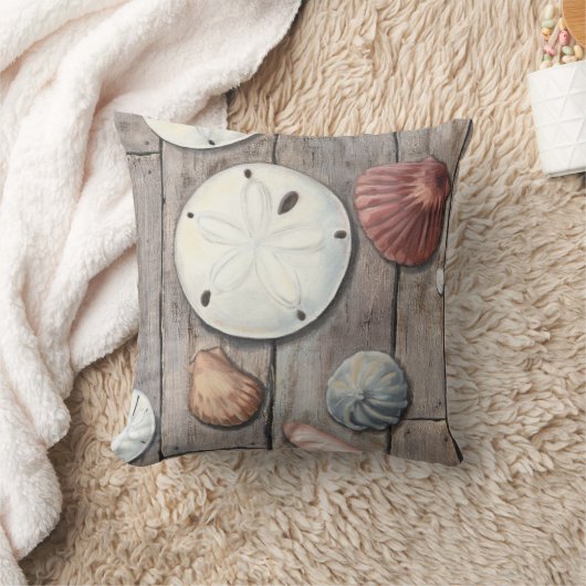 海辺の宝物 クッション (ブランケット)