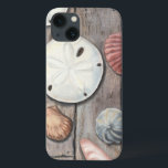 海辺の宝物 iPhone 13ケース<br><div class="desc">ミーガン・メイガーは彼女のアート作品シンプルで知られている。この写真は、砂金や貝殻など、海の宝物のシンプルさをパステル色のトーンで捉えている。メイガーは、これらの宝物をコントラストするために彼女のイメージの木製の背景を含む。今日の素晴らしZazzle製品の木製の色でこのアートプリントを取得。</div>