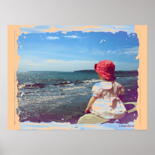 海辺の少女 ポスター (正面)