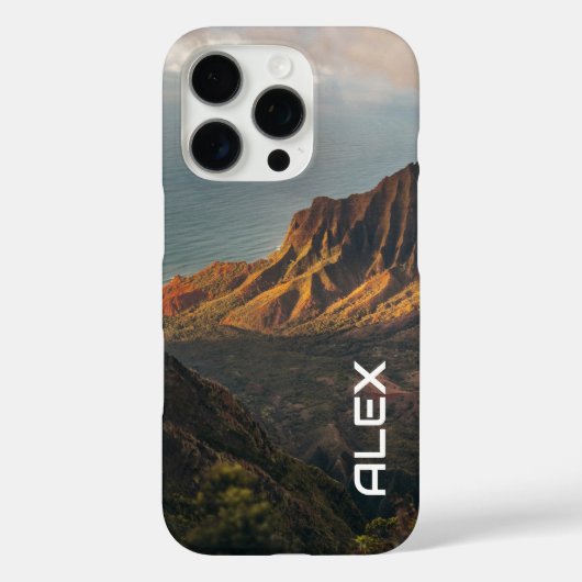 海辺の崖の上り – 劇的な海岸風景 Case-Mate iPhoneケース (裏面)