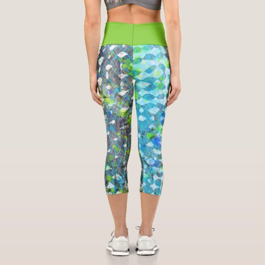 海辺の嵐 カプリレギンス (裏面)