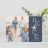 海辺の平和 |写真コラージュカード シーズンカード (スタンド正面)