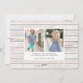 海辺の平和 |写真コラージュカード シーズンカード (裏面)