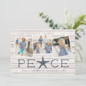 海辺の平和 |写真コラージュカード シーズンカード (スタンド正面)