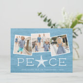 海辺の平和 |写真コラージュカード シーズンカード (スタンド正面)