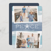 海辺の平穏 | ホリデー フォト カード (正面/裏面)