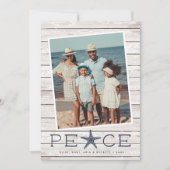 海辺の平穏 | 現代の海岸写真 シーズンカード (正面)