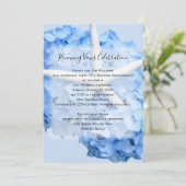 海辺の庭で誓いの更新結婚式 招待状 (スタンド正面)