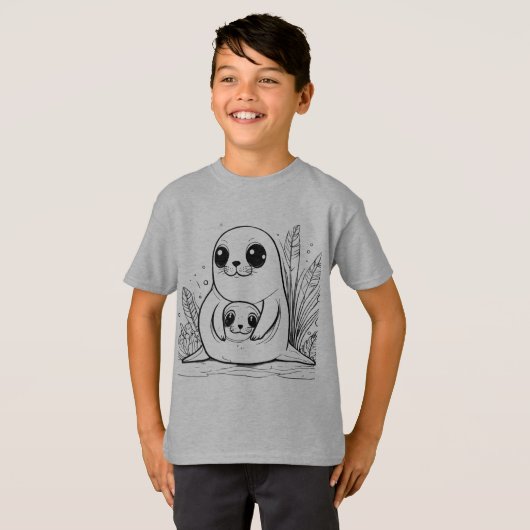 海辺の恋 Tシャツ (正面フル)