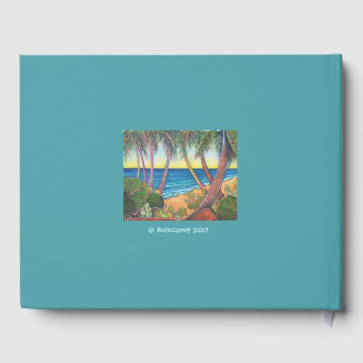 海辺の散策(2) ゲストブック (裏面)