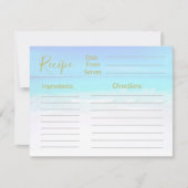 海辺の景色 シー ブルー レシピ (正面)