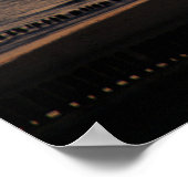 海辺の景色 – 夕日 ポスター (角)