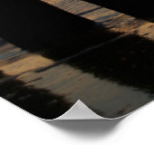 海辺の景色 – 夕日 ポスター (角)