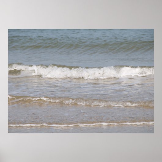 海辺の景色 – 水 ポスター (正面)