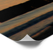 海辺の景色 – 海からの挨拶 ポスター (角)