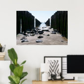 海辺の景色 – 海 ポスター (ホームオフィス)