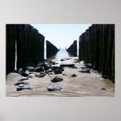 海辺の景色 – 海 ポスター (正面)